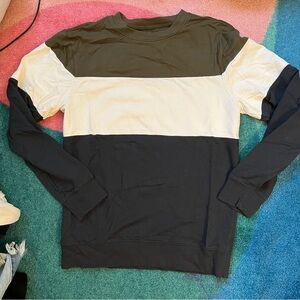Original Use Men’s Pullover Sweatshirt Long Sleeve Color Block Small